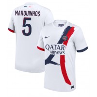 Echipament fotbal Paris Saint-Germain Marquinhos #5 Tricou Deplasare 2024-25 maneca scurta